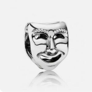 Silver Comedy Mask pandora Charm